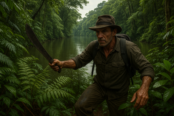 épreuve du marécage dans la jungle avec Mike Horn