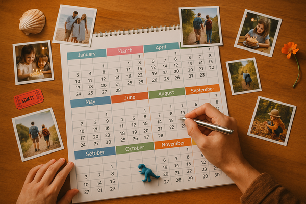 L'art de se créer de beaux souvenirs calendrier