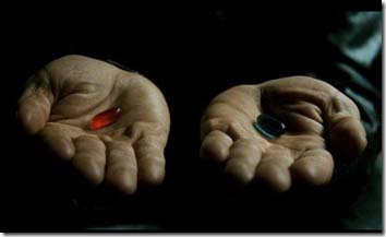 Matrix,pilule rouge ou bleue, masturbation intellectuelle