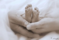 pieds de bébé - sage-femme