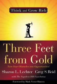 Couverture du livre three feet from gold - Sharon Lechter et Greg Reid