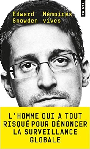 Couverture de Mémoires vives d'Edward Snowden