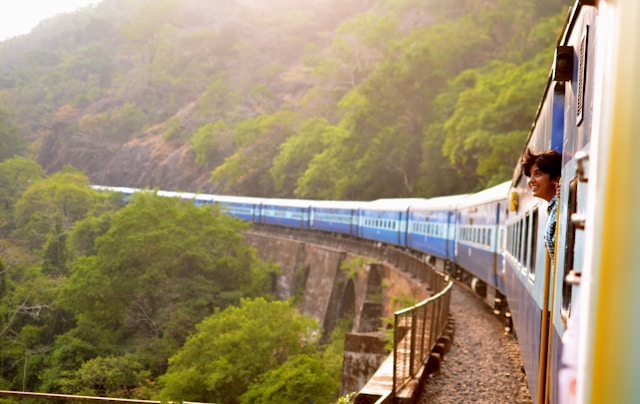 Train en Inde