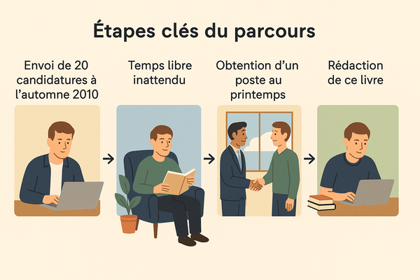 étapes clés du parcours de Cal Newport