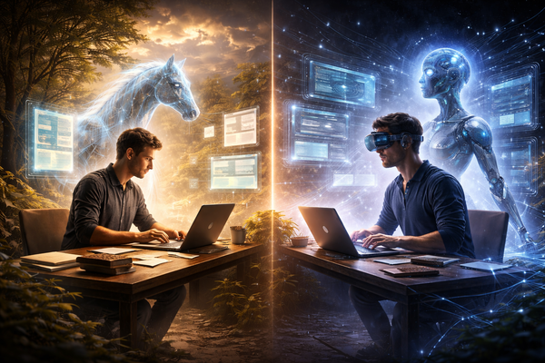 Centaure et Cyborg&nbsp;: travailler avec l'IA style de collaboration