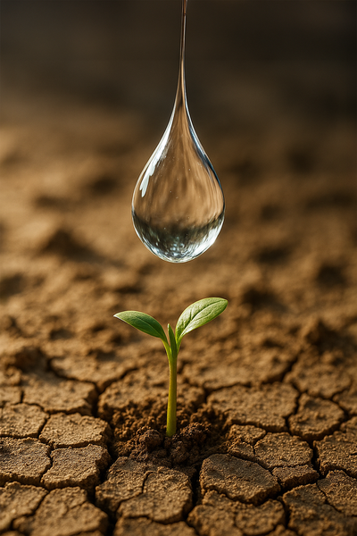 Résilience la plante et le manque d'eau