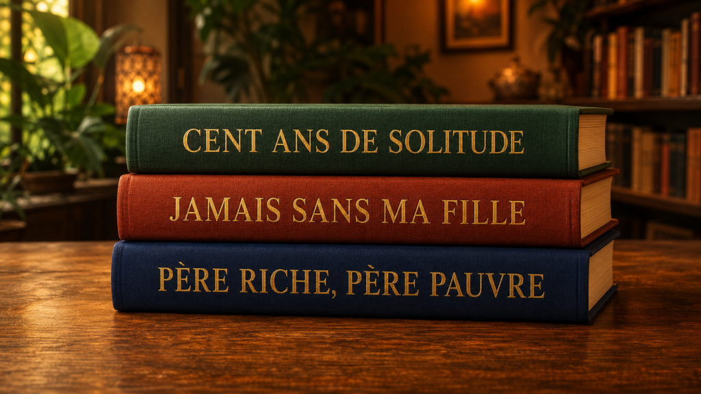 Les 3 livres qui ont changé ma vie&nbsp;: article récapitulatif